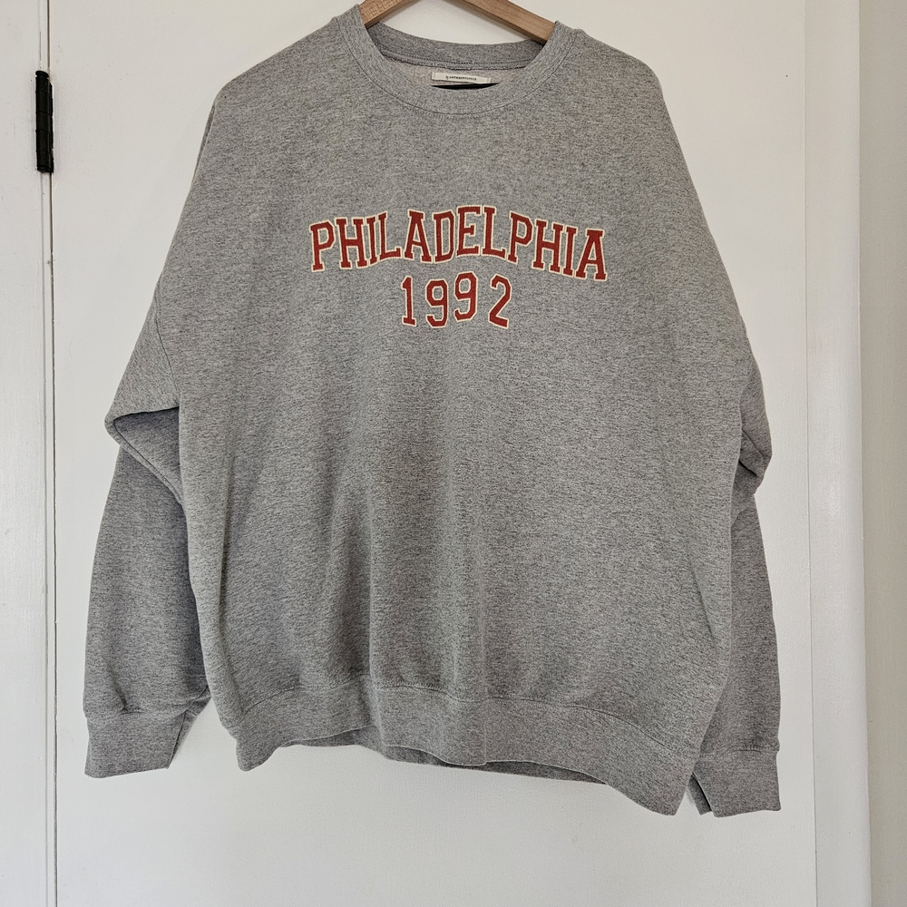 Anthropologie The Roam Philadelphia 1992 Graphic Sweatshirt | Oversized Crewneck